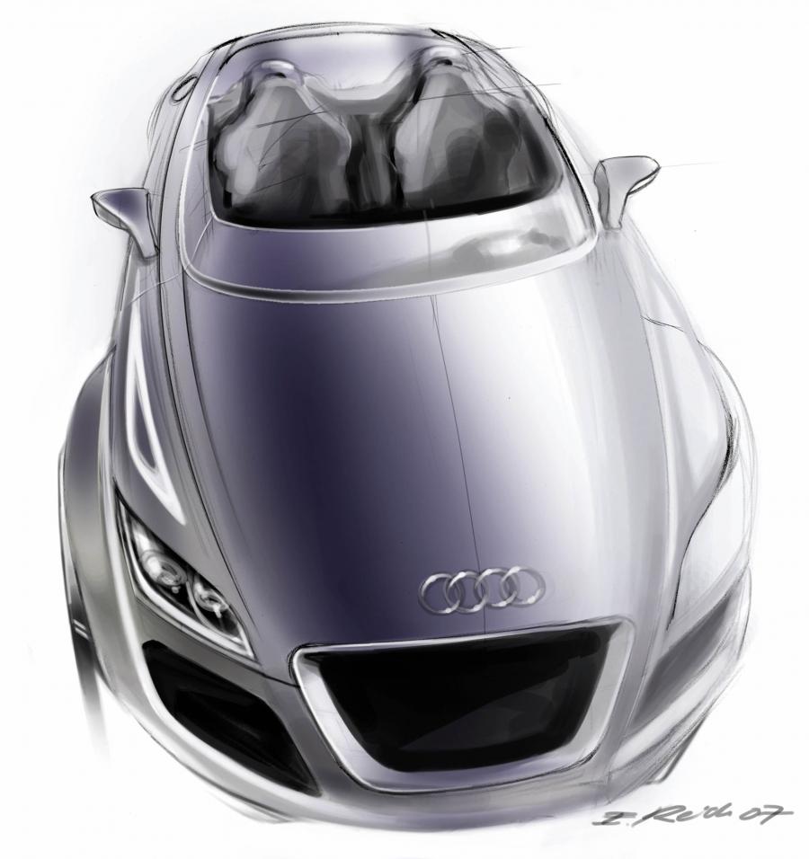 Эскиз Audi TT Clubsport Quattro Concept (8J) 2007 года  (фото 6 из 22)